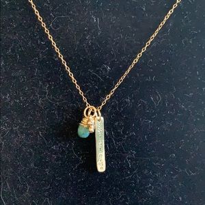 Lovely “Sisters” Gold Chain & Charms